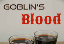 Halloween cocktail goblins blood