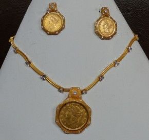 Coin inspired jewellery