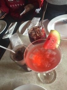 Sangriya, Brownie Shake and Watermelon Martini