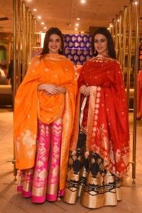 Models dressed in Nritya collection from PlayClan for Ekaya 