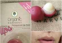Organic Harvest Pomegranate lip balm