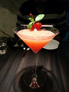 Cherry Chaser at Yauatcha