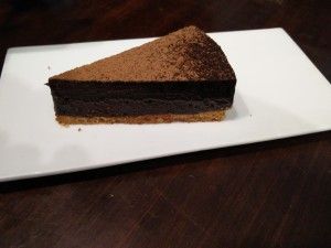 Chocolate cake at El Posto