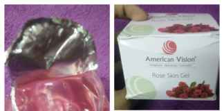 American vision Rose skin gel