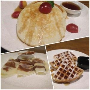 Pancakes, crepes and waffles at Uzzuri Deli & bar