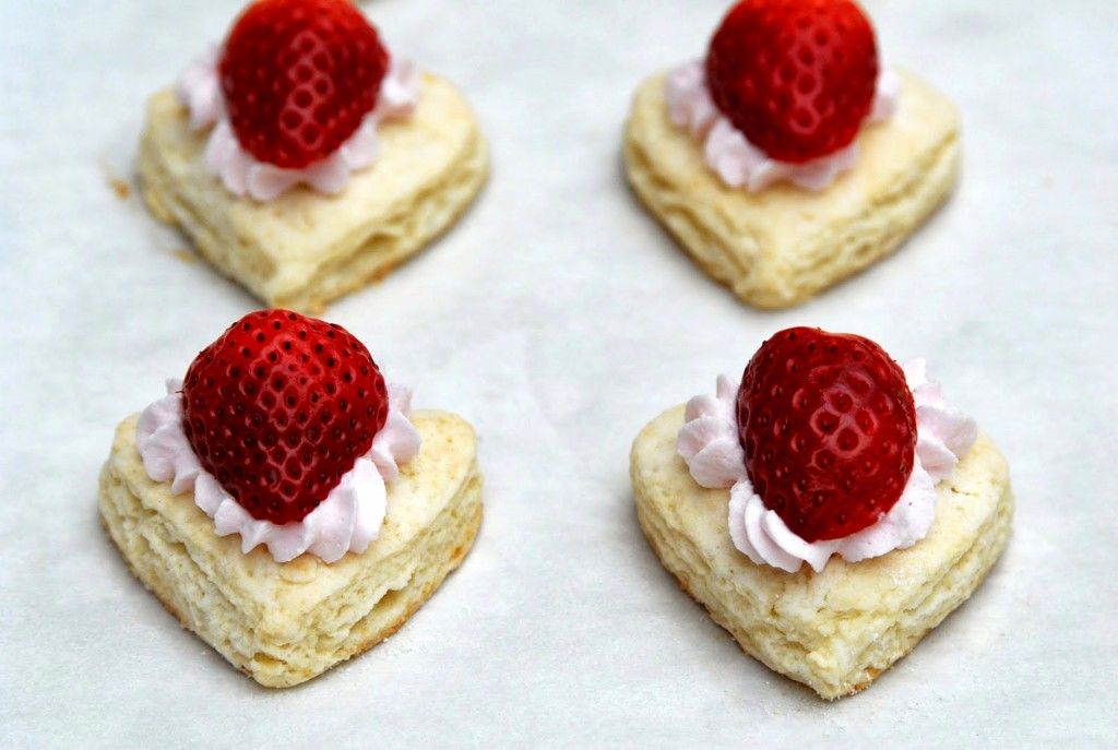 Strawberry French Hearts