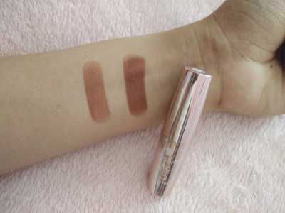 Lakme 9 to 5 Brownie Point lipstick swatch