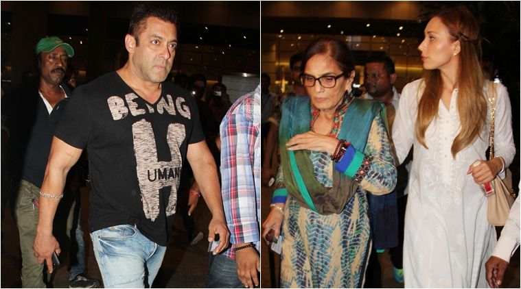 Salman Iulia in airport