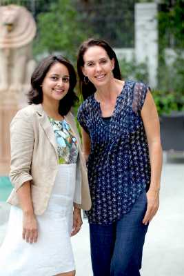 Rivoli Sinha and Janine Allis