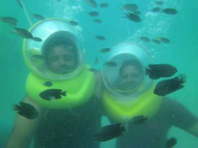 Under water sea walk