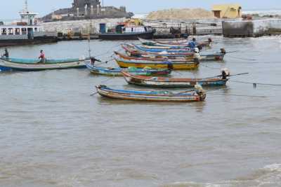 The floating boats