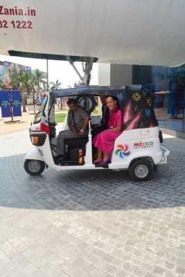  Mexican Ambassador H.E. Melba Pria in her auto