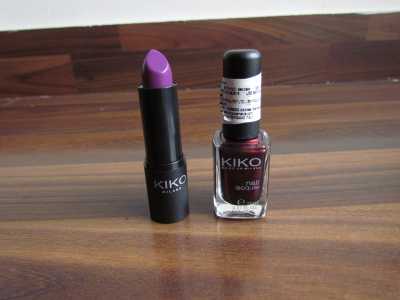 Kiko Milno SuperLips and matching nailpaint