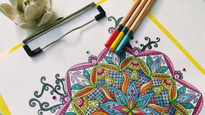 Mandala colouring