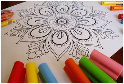 Mandala colouring