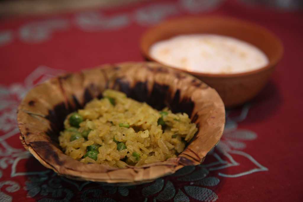 Chudda matar and Chenna Dahi Vada