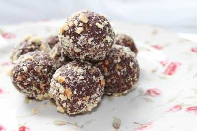 Banana Hazelnut Laddoos