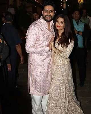 Aishwarya Rai Bhachchan in a Manish Malhotra outfit 