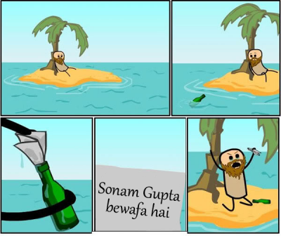 Meme on sonam Gupta