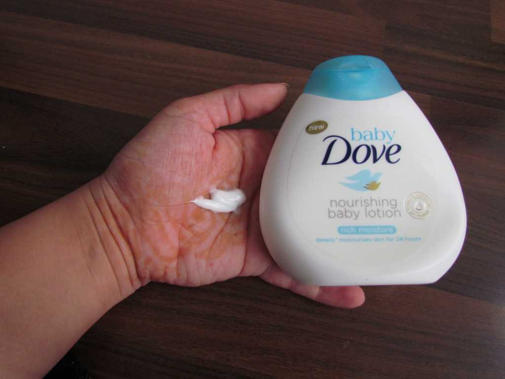 Baby Dove moisturizer