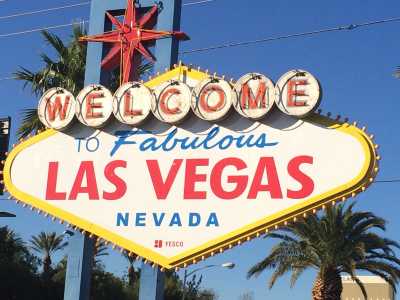 The famous Las Vegas Sign