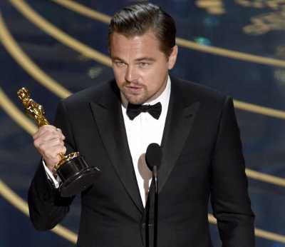 Leonardo DiCaprio wins the Oscar