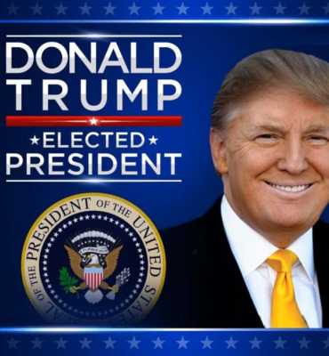 Donald trump elected as the new President of America