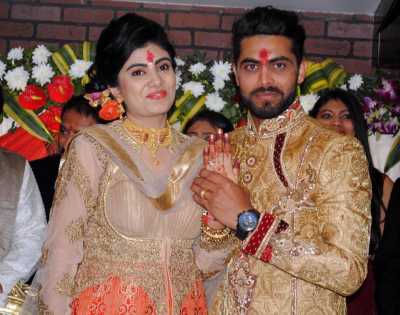 Ravindra Jadeja and Rivaba Solanki