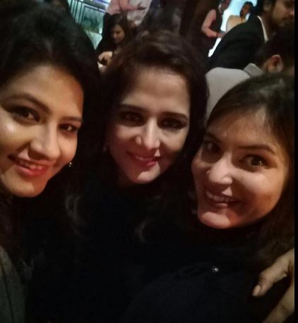 With Shipra Khanna 