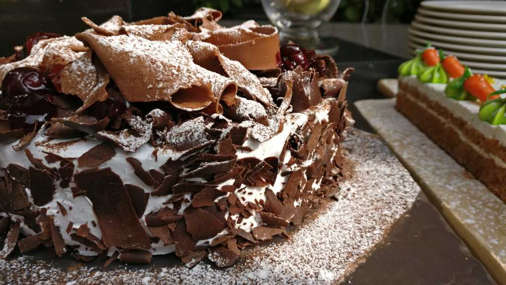 Delectable black forest cake