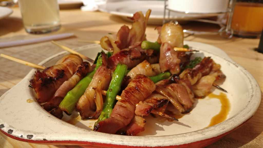 Bacon and asparagus 