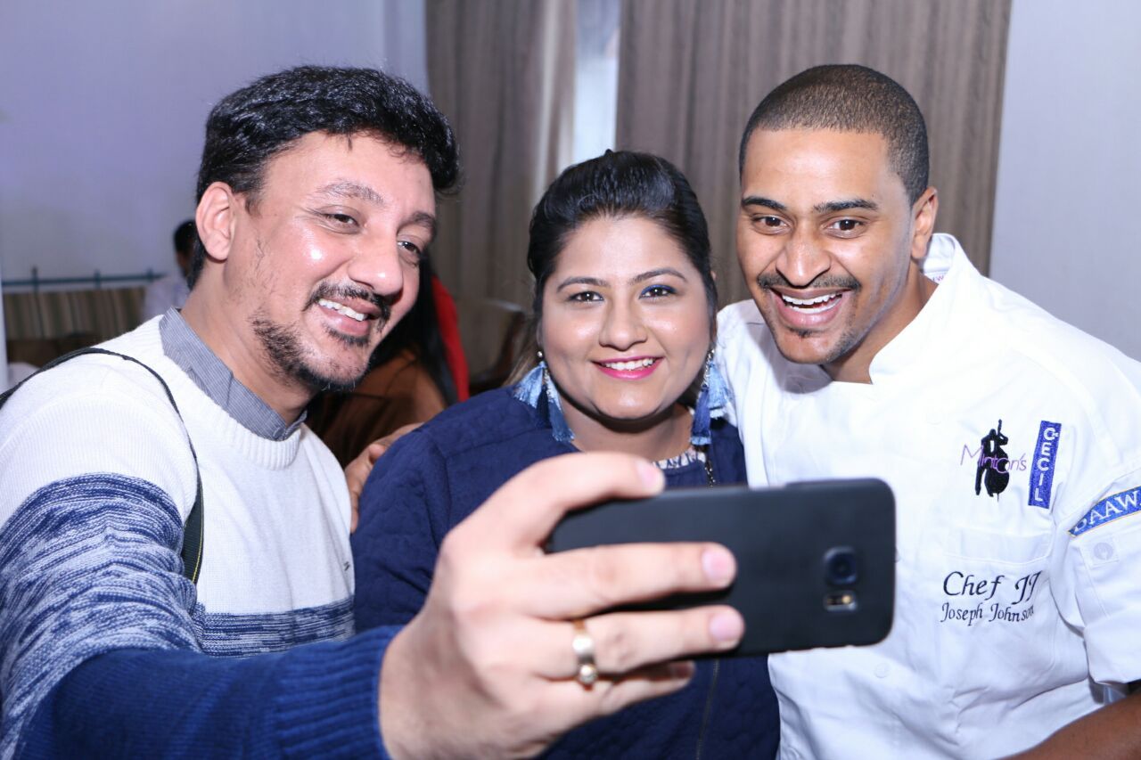 Selfie time with Chef JJ