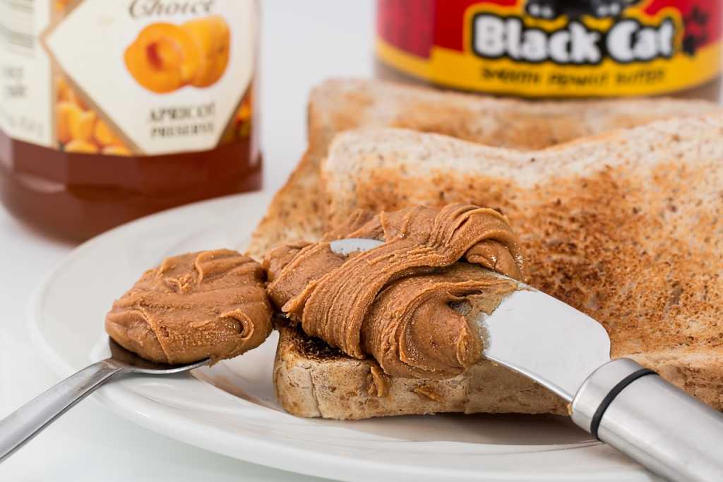 peanut butter and toast