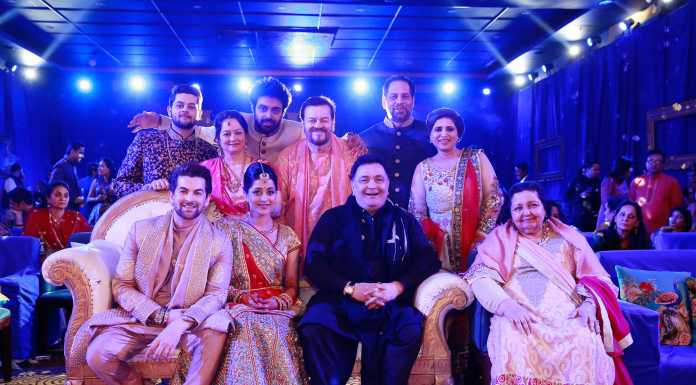 Mukesh & Sahay Family with Rishi Kapoor & Pamela Chopra