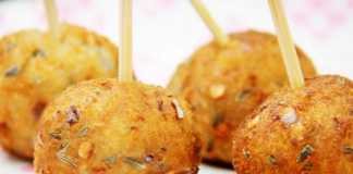 Potato Lollipop Recipe - Easy evening tea snacks recipes / Veg Party starters appetizer dish ideas