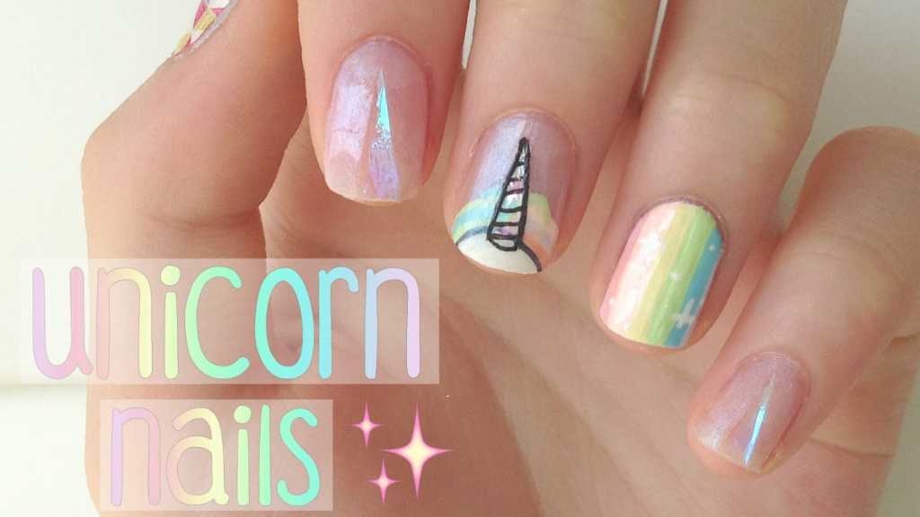 Unicorn nails