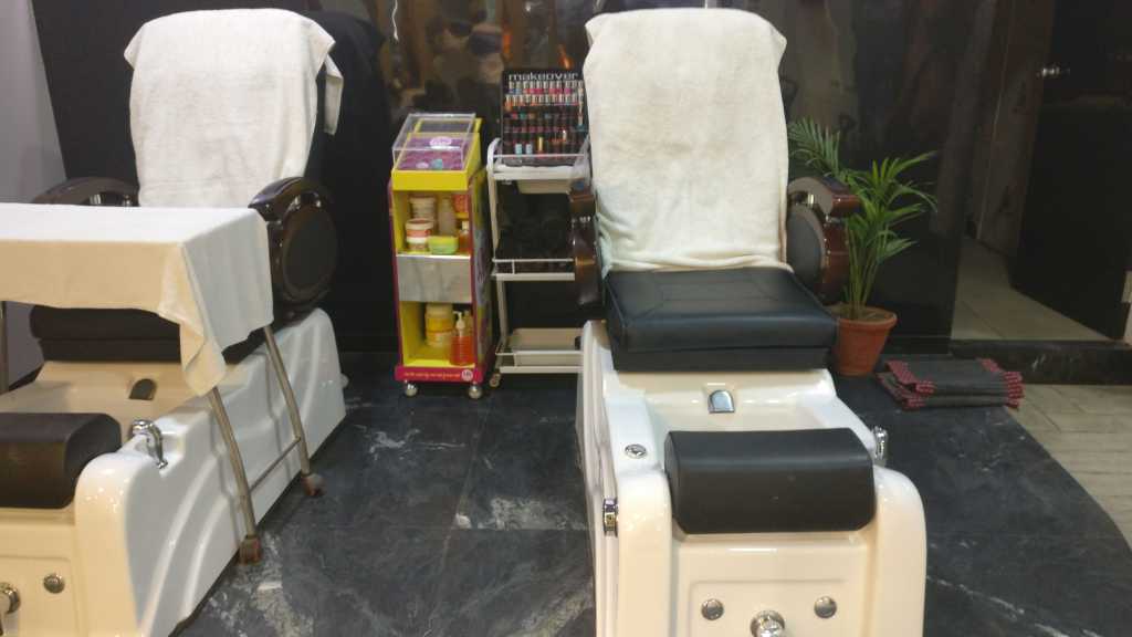 Pedicure area at Sstylez salon