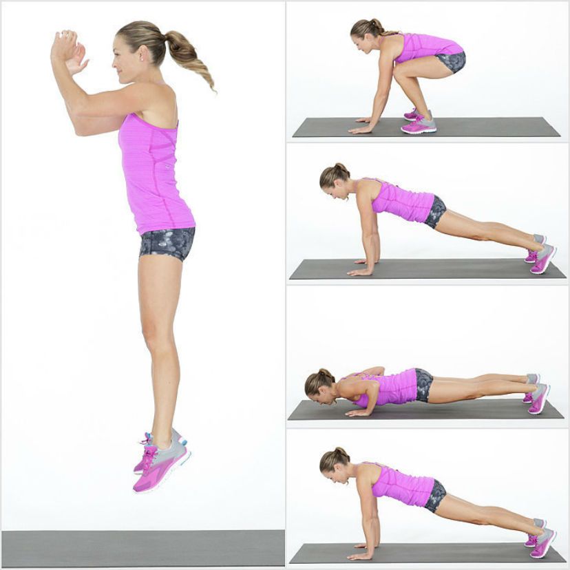 squat thrust jump