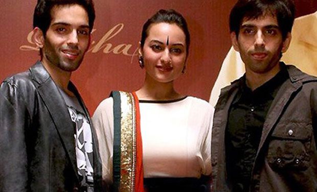 Sonakshi Sinha and her brothers