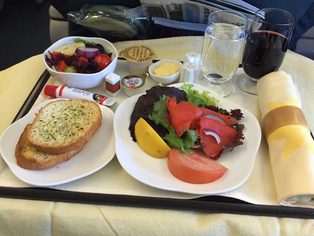 In flight meal