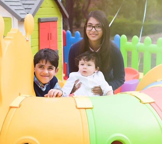 Taimur with his cousins