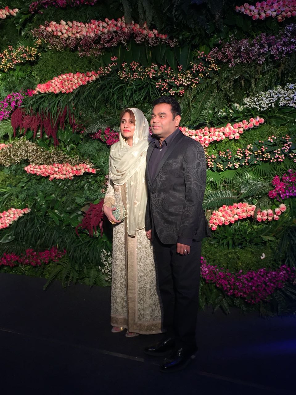 AR Rahman with wife