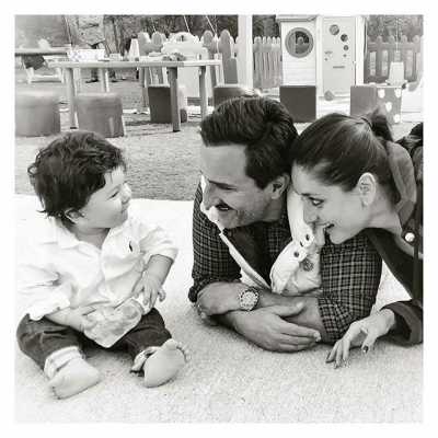 Taimur with Kareena and Saif