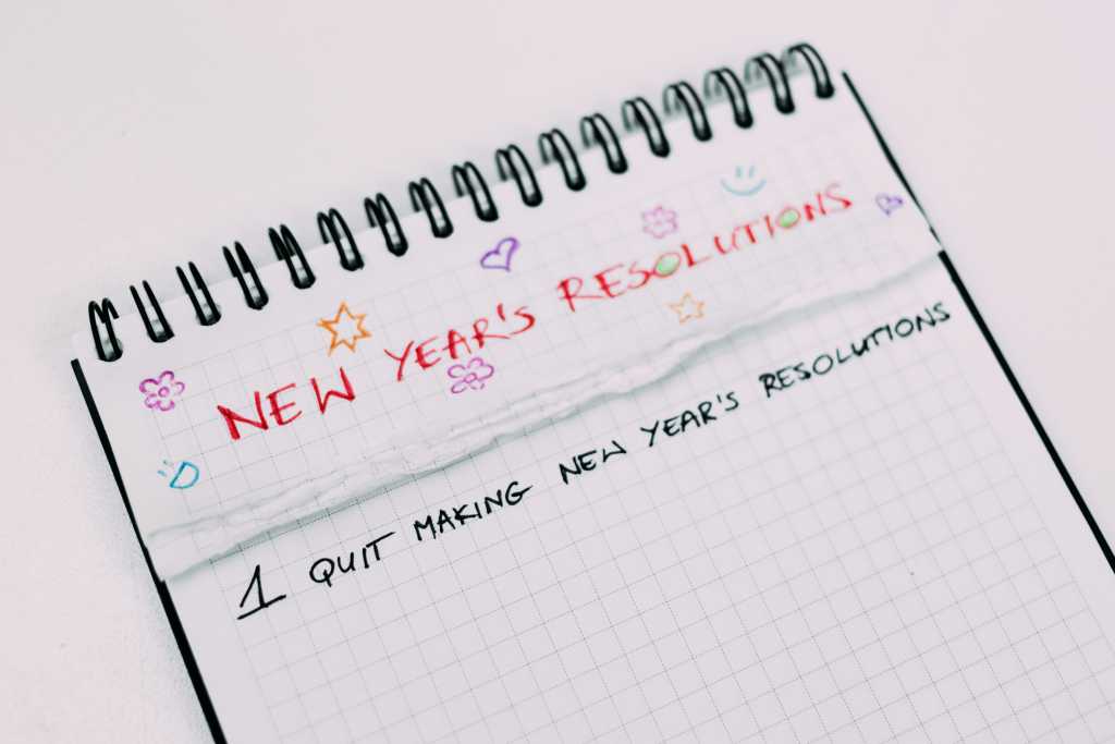 New Year resolutions