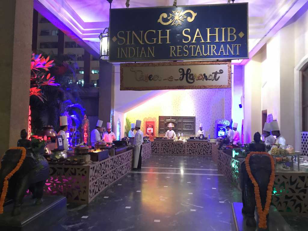 Singh Sahib all decked for the festival