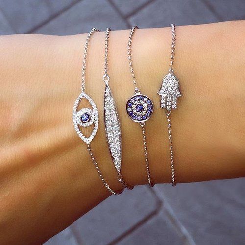 Hamsa and Evil Eye braclets