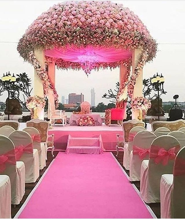 The venue of wedding is ready
