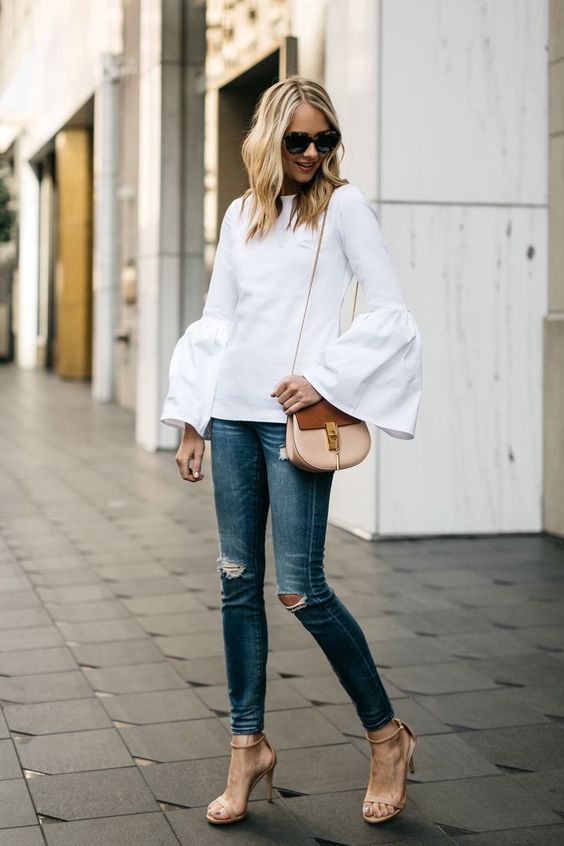 7 Amazing Ways to wear Bell Sleeve Tops