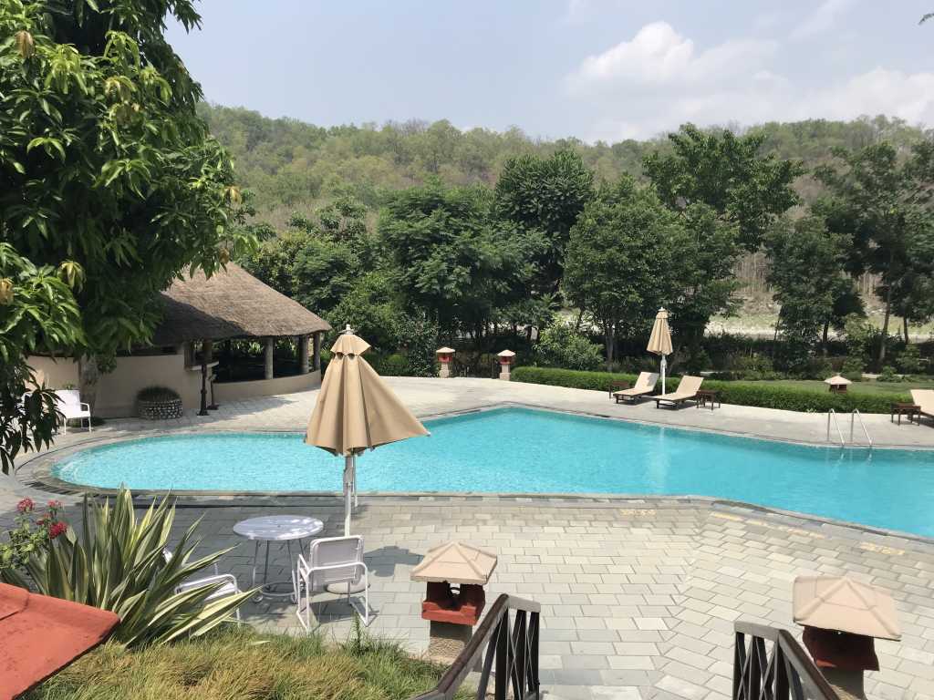 Pool at the Corbett River View Retreat