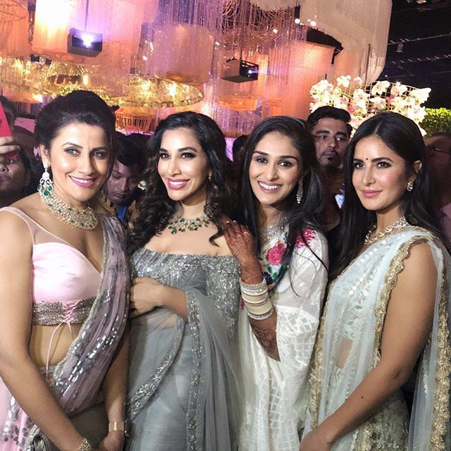 Sophie Choudhary with Katrina and others